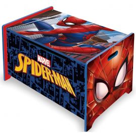 Ladita din lemn pentru depozitare jucarii Spiderman BBXSM14179