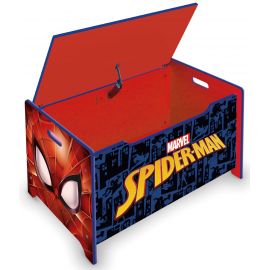 Ladita din lemn pentru depozitare jucarii Spiderman BBXSM14179
