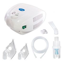 Aparat aerosoli cu compresor Sanity Alergia Stop Inhaler, MMAD 3 µm, cupa medicamente 10 ml BITsanitystopalergi