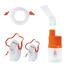 Set accesorii universale RedLine Orange pentru aparat de aerosoli nebulizator cu compresor BITkitorange