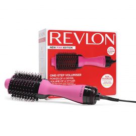 Perie electrica fixa REVLON One-Step Hair Dryer &amp; Volumizer, RVDR5222PE, pentru par mediu si... BITRVDR5222PE