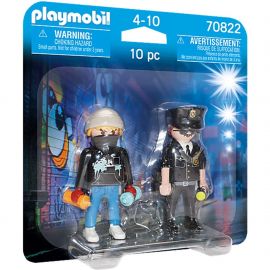 Playmobil - Set 2 Figurine - Politist Si Artist ARTPM70822