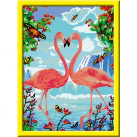 Pictura Pe Numere - Flamingo 2 ARTRVSPBN28991