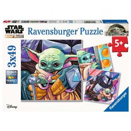 Puzzle Baby Yoda, 3X49 Piese ARTRVSPC05241