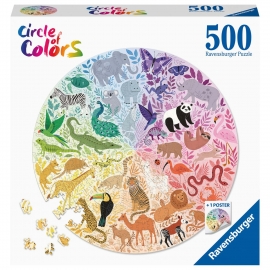 Puzzle Cerc Animale, 500 Piese ARTRVSPA17172