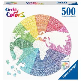 Puzzle Cerc Mandala, 500 Piese ARTRVSPA17168