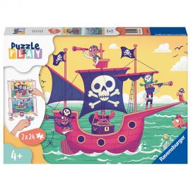 Puzzle Si Joc Barca Piratilor, 2X24 Piese ARTRVSPC05592
