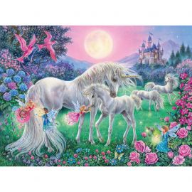 Puzzle Unicorni La Lumina Lunii, 100 Piese Starline ARTRVSPC13670