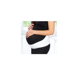 Centura abdominala pentru sustinere prenatala BabyJem Pregnancy (Marime: M, Culoare: Alb) JEMbj_2492