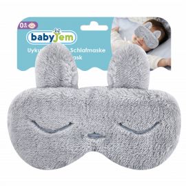 Masca bebelusi pentru somn BabyJem Sleeping Bunny (Culoare: Gri) JEMbj665_1