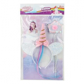 Set cordeluta si bagheta magica Dream Horse Toi-Toys TT12452Z BBJTT12452Z_Roz