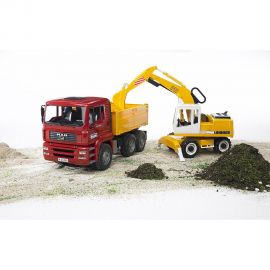 Bruder - Camion Man Tga Si Excavator Liebherr ARTBR02751