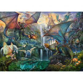 Puzzle Dragoni La Lupta, 9000 Piese ARTRVSPA16721
