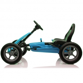 Kart cu pedale si roti gonflabile Karera Albastru Kidscare SUPKC_KareraB