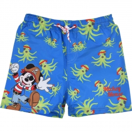 Pantaloni scurti baie baieti Mickey SunCity ET1797 BBJET1797_Albastru Inchis_3 ani (98 cm)