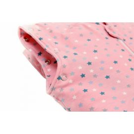 Sac de dormit cu picioruse Pink Star - 110 cm, 0.8 tog - Primavara KDEJPIC11008PIST