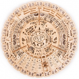 Puzzle 3D din lemn calendar Mayan JUBUD-00032