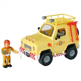 Masina Simba Fireman Sam Mountain 4x4 cu figurina HUBS109252511038