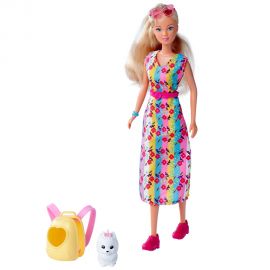 Papusa Simba Steffi Love Go Go Puppy 29 cm cu figurina si accesorii HUBS105733533