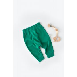 Pantaloni Bebe Unisex din bumbac organic Verde (Marime: 12-18 Luni) JEMBC-CSY5621-6