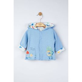 Jacheta subtire pentru copii Detective, Tongs baby (Culoare: Albastru, Marime: 9-12 luni) JEMtgs_4095_4