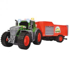 Tractor Dickie Toys Fendt Farm cu remorca HUBS203734001