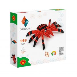 Kit Origami 3D Paianjen +8 ani, Alexander Games KDGAXG-2348