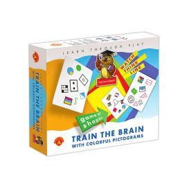 Joc educativ perceptie vizuala pictograme Train the Brain, Alexander Games KDGAXG-1376