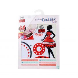 Set de croitorie hainute pentru papusi Couture Disney Maggy Minnie Dots, Dress Your Doll KDGPN-0168784