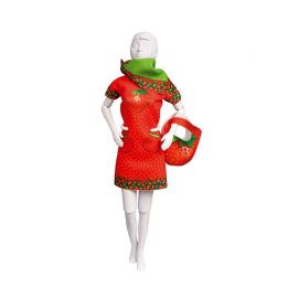 Set de croitorie hainute pentru papusi Couture Twiggy Strawberry, Dress Your Doll KDGPN-0164651