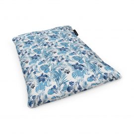 Fotoliu Units Puf Bean Bag tip Perna, impermeabil, indoor/outdoor, sac interior, 115 x 150 x 25 cm, frunze albastre BEANUNB-PL-L-EXT-048