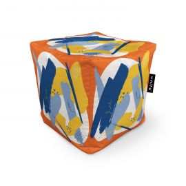 Fotoliu Units Puf Bean Bag tip cub, impermeabil, abstract retro BEANUNB-CU-045-012