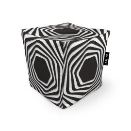 Fotoliu Units Puf Bean Bag tip cub, impermeabil, abstract zebra BEANUNB-CU-045-032