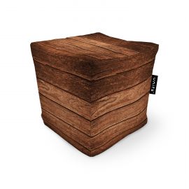Fotoliu Units Puf Bean Bag tip cub, impermeabil, lemn maro inchis BEANUNB-CU-045-002
