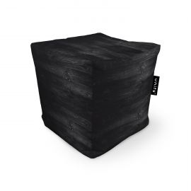 Fotoliu Units Puf Bean Bag tip cub, impermeabil, lemn negru BEANUNB-CU-045-004