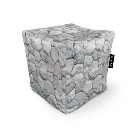 Fotoliu Units Puf Bean Bag tip cub, impermeabil, pietre albe BEANUNB-CU-045-020