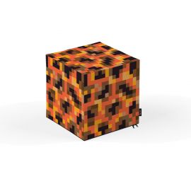 Taburet Units, cub, Minecraft Magma, 30 x 30 x 30 cm BEANUN-CU-030-013