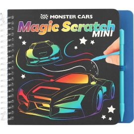 Carte Mini Magic Scratch Monster Cars Depesche PT12116 BBJPT12116_Initiala