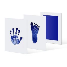 Kit amprenta pentru manuta si piciorus (Culoare: Albastru) JEMdrl313