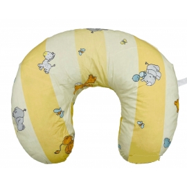 Perna pentru alaptat 2 in 1 Nursing Pillow Zoo, BabyJem (Culoare: Galben) JEMbj_082-19