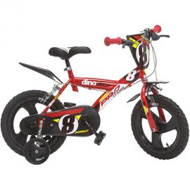 Bicicleta copii Dino Bikes 14' Pro-cross rosu HUBDB-143GLN-06-RE