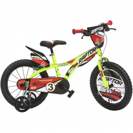 Bicicleta copii Dino Bikes 16' Raptor galben HUBDB-616-03RP-YE