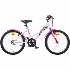 Bicicleta copii Dino Bikes 20' MTB fete Sport alb HUBDB-420D-0509SC-RE