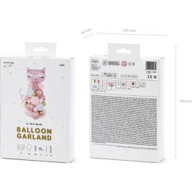Set 34 baloane pisicuta roz 83x140cm JUBHB-GBN12