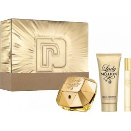 Set cadou femei parfum si lotiune de corm Paco Rabanne Lady Million - 3 piese JUBBG-S4511631