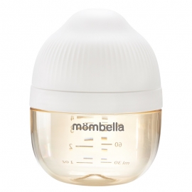 Biberon Anticolici Mombella Breast-Like, 120ml, Tetina S flux lent, PPSU, Ivory KRT8140