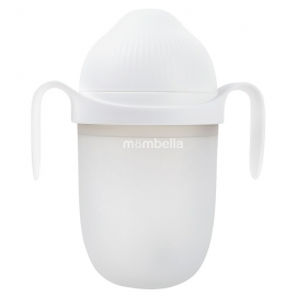 Biberon Anticolici Mombella Breast-Like, 300ml, Tetina 360° XL Flux Consistent, 100% Silicon, Ivory KRT8162