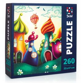 Puzzle Fairytale City, 32x47 cm, 260 piese De.tail DT200-03 BBJDT200-03_Initiala