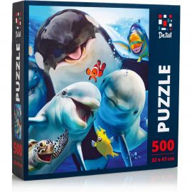 Puzzle Ocean Selfie, 32x47 cm, 500 piese De.tail DT500-04 BBJDT500-04_Initiala