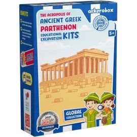 Arkerobox - Set arheologic educational si puzzle 3D, Grecia antica, Parthenon JEMARK2254